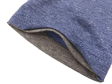 VANCOOG Men's Classic Comfort Soft Slim Fit Long Sleeve Henley T-Shirt Polo Shirts-Dark Army Green-M - Image 5