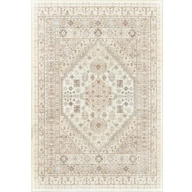 zesthome 8x10 Area Rugs for Living Room,Non-Slip Backing Washable Rugs,Vintage Large Area Rug，Stain Resistant Home Decor Rug - Image 2