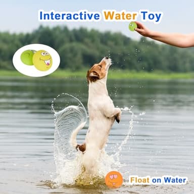 gulucute Dog Squeaky Toys Latex Squeaky Balls for Small Puppy Chewing Rubber Soft Fun Facial Expression Dog Balls for Pet Dogs (6 PCS) - Image 6