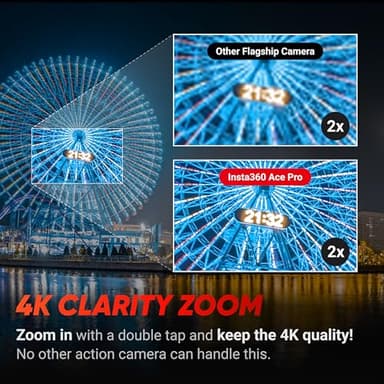 Insta360 Ace Pro - Waterproof Action Camera Co-Engineered with Leica, Flagship 1/1.3" Sensor and AI Noise Reduction for Unbeatable Image Quality, 4K120fps, 2.4" Flip Screen & Advanced AI Features - Image 6