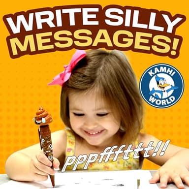 Farting Poop Pen with Multiple Funny Sounds - Perfect Halloween Games & Novelty Gift for Teens, Kids & Boys - Pen & Prank Toy for Halloween Parties, Games & Family Fun All Day (Original) - Image 4