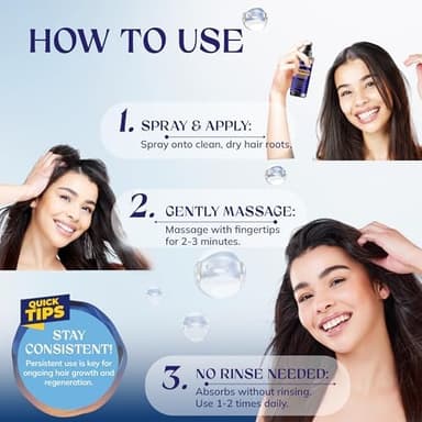 5% Minoxidil Hair Growth for Men and Women: 2-Pack Extra Strength Minoxidil Hair Loss Treatment Serum with Rosemary for Faster Stronger Thicker Hair Growth - 60ML Each - Image 6