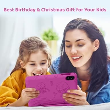 2025 Upgraded Android 14 Tablet, 10inch Kids Tablet , Octa-core CPU, 10GB+64GB+1TB Expand Tablets for Kids with Kids Space, Parental Control, 6000mAh Big Battery, HD Touchscreen Display Tableta (Pink) - Image 6