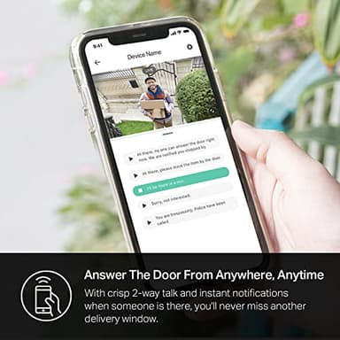 Kasa Smart Video Doorbell Camera Hardwired w/Chime, 2K Resolution, Always-on Power, Night Vision, 2-Way Audio, Real-Time Notification, Cloud & SD Card Storage, Works w/Alexa & Google Home (KD110) - Image 6