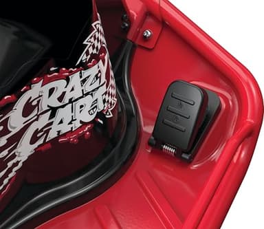 Razor Crazy Cart - 24V Electric Drifting Go Kart - Variable Speed, Up to 12 mph, Drift Bar for Controlled Drifts, One Size, Black/Red - Image 4