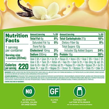Carnation Breakfast Essentials High Protein Ready-to-Drink, Classic French Vanilla, 8 FL OZ Carton (Pack of 24) - Image 2