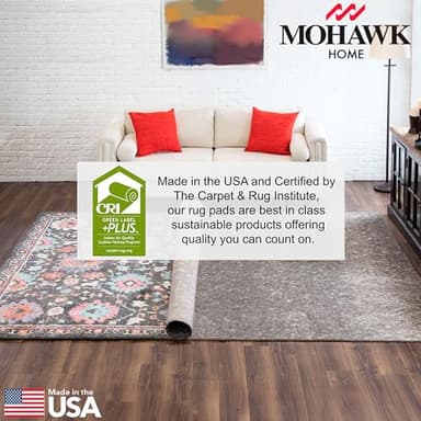 Mohawk Home 7' x 10' Non Slip Rug Pad Gripper 1/2 Thick Dual Surface Felt + Rubber Gripper - Safe for All Floors - Image 6