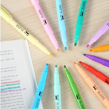 Mr. Pen- Pastel Highlighters, 12 Pack, Assorted Colors, Fast Dry, Highlighter Pastel, Set, Bible Journaling Highlighter, Marker - Image 6