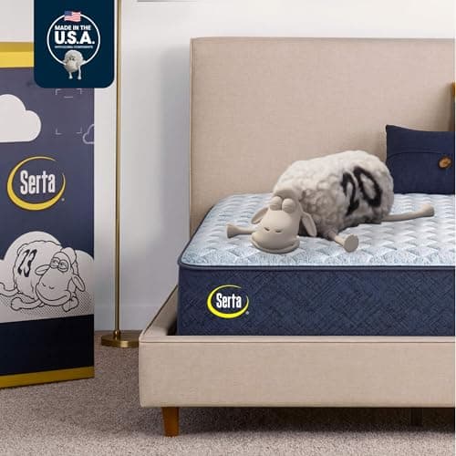 Serta Sleeptrue Firm 11" King Hybrid Mattress in a Box, Cooling, Breathable, and Pressure Relieving - 100 Night Trial, CertiPUR-US Certified and 10 Year Limited Warranty - Image 1