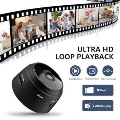 Mini Spy Camera Wireless -1080P Hidden Camera WiFi, Small Nanny Cam for Pet, Baby, Indoor, Car Camera for Surveillance with Motion Detection and Night Vision, App Control - Image 7