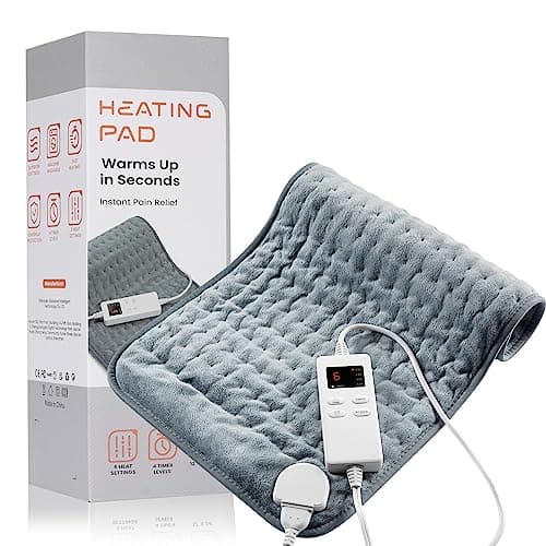 Heating Pad for Back Pain Relief & Cramps, KOT Heating Pads with Auto Shut Off Large, 6 Heat Settings Electric Heated Pad, Gifts for Women, Gifts for Men, 12" x 24" - Image 1