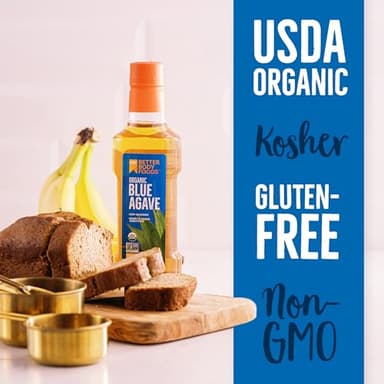 BetterBody Foods Organic Blue Agave, Low Glycemic Sweetener, 25 Oz - Image 5