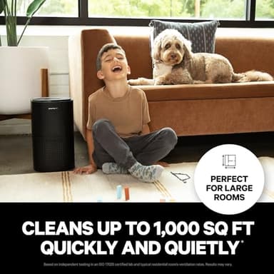 PuroAir 240 HEPA Air Purifier for Home Large Rooms - Covers Up To 1,000 Sq Ft - Filters Up To 99.9% of Pollutants, Smoke, Pollen, Dust - Quiet HEPA Air Filter - Air Purifiers for Bedroom - Image 2