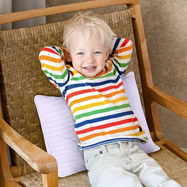 Utopia Bedding Toddler Pillow (Lavender, 2 Pack), 13x18 Pillows for Sleeping, Soft and Breathable Cotton Blend Shell, Small Kids Pillow Perfect for Toddler Bed and Travel (Intended for Age 2 and up) - Image 7