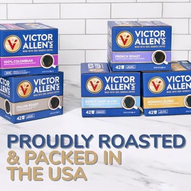 Victor Allen's Coffee Decaf Donut Shop Blend, Medium Roast, 200 Count, Single Serve Coffee Pods for Keurig K-Cup Brewers - Image 10