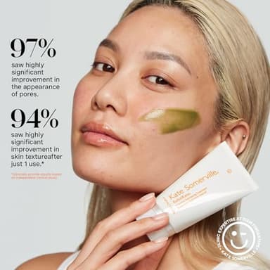 Kate Somerville ExfoliKate Intensive Exfoliating Treatment – Salicylic Acid and Lactic Acid Super Facial Scrub and Mask, Improves Texture and Pores, 0.5 Fl Oz - Image 4