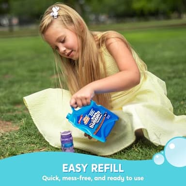 SYNCFUN 16 oz Bubble Solution Refills(Up to 1.25 Gallons), Concentrated Solution for Bubble Machine, Wands, Blower, Easter, Outdoors Activity - Image 2