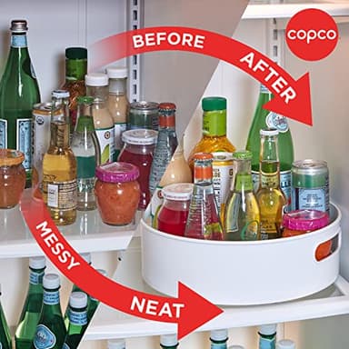 Copco Non-Skid Storage Turntable, 12-Inch, Gray - Image 5