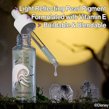 wet n wild Disney Nightmare Before Christmas Limited Edition PR Box - Coffin-Shaped Collector's Set with Eye, Face & Body Makeup, Color-Changing Lip Oils, Tubing Mascara & More - Cruelty-Free - Image 4