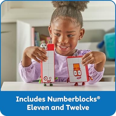 hand2mind Numberblocks Friends Eleven and Twelve Figures, Numbers for Toddlers, Math Toys for Kids 3-5, Small Figurines for Kids, Preschool Learning & Education Toys, Birthday Gifts for Kids - Image 2