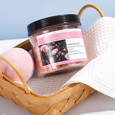 Spa Luxetique Epsom Salts for Soaking, 3.17lbs Bath Salts Gifts with Lavender, Rose, Chamomile Scent as Christmas Gifts for Woman, Spa Sets for Mom - Image 3