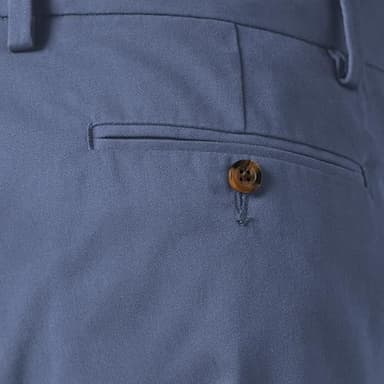 Amazon Essentials Men's Classic-Fit Wrinkle-Resistant Flat-Front Chino Pant (Available in Big & Tall), Indigo, 33W x 30L - Image 7