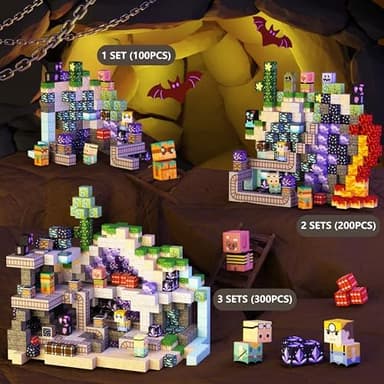 GobiDex 100PCS Magnetic Building Blocks Game-Based Build Magwonder World with Magnet Construction Toys STEM Sensory Gift for Boys Girls Birthday - Image 4