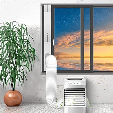 LEZIFU Portable Air Conditioner Kit with Hose, Adjustable Window Seal with 5.9 Inch Diameter 59" Length Hose for Vertical/Horizontal Window - Image 6