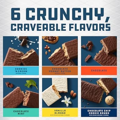 CLIF BUILDERS Protein Bars - Variety Pack - Six Flavors - 20g Plant Based Protein - Gluten Free - Non-GMO - Low Glycemic - No Artificial Sweeteners - 2.4 oz. (18 Count) - Image 4