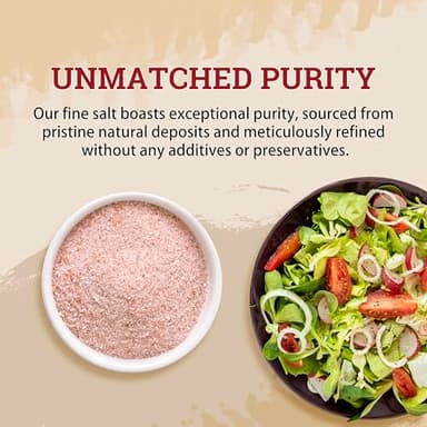 52USA Himalayan Pink Salt, Fine Grain, 39oz (2.4 LB), Pink Himalayan Sea Salt, Himalayan Salt, Kosher Salt, Rock Salt for Grinder Refill - Image 6