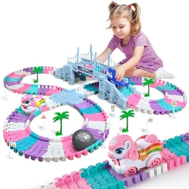 Car Toys for Kid 4-6, 194 PCS Race Car Track for Kids Ages 4-8, Monster Truck 2+ Year Old Birthday Gift Toddler Cars Toy for 3+ Year Old Girl Boy - Image 1