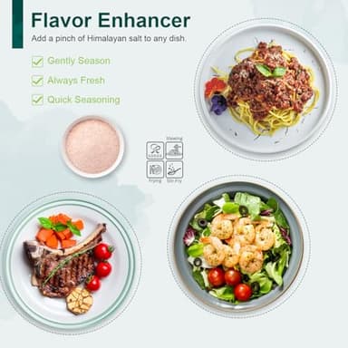 Soeos Himalayan Pink Salt, Coarse Grain, 2 Pound (32 Oz), Pink Himalayan Sea Salt, Himalayan Salt Coarse Salt, Pink Salt for Grinder Refill, Kosher & Natural Certified, Healthy - Image 4