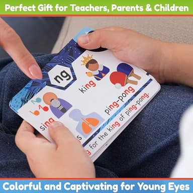 THE BAMBINO TREE Phonics Flash Cards - Learn to Read in 20 Phonic Stages - Education for Kids Ages 4-8 Kindergarten 1st 2nd Grade - Image 8