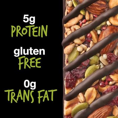 KIND Bars Seeds, Fruit and Nuts Variety Pack, Strawberry, Dark Chocolate Raspberry and Orange Cranberry, Good Source of Fiber, 5g Protein, Gluten Free Snack Bars, 18 Count - Image 5