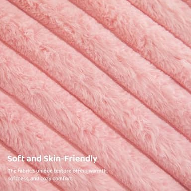 BYBYME Giant Bean Bag Chair for Adults and Kids, Large Comfy Cozy Beanbag, Floor Sofa for Teens, Living Room, Gaming, Reading, Pink - Image 4