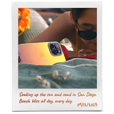 LONLI Hue Case for iPhone 15 - [360° Shock-Absorbent Bumper] - [Cute and Unique Phone Cover for Girls and Women] - Fluorescent Holographic Iridescent - Image 6