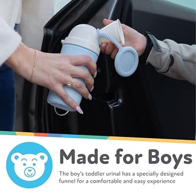Nuby Travel Potty Urinal for Boys - Leak-Proof Portable Potty for Toilet Training - Toddler Travel Essential - Image 2