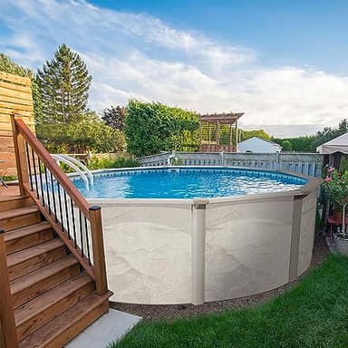 Aquarian Steel-Frame Outdoor Above-Ground Swimming Pool, Round, 18' x 52", Phoenix - Image 6