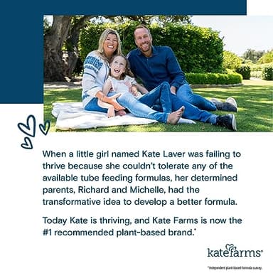 KATE FARMS Organic 1.0 Sole-Source Nutrition Shake, Plain, 16g Protein, 27 Vitamins and Minerals, Meal Replacement, Protein Shake, 11 oz (12 Pack) - Image 9