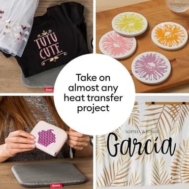 Cricut EasyPress 2 Heat Press Machine (12 in x 10 in), Ideal for T-Shirts, Tote Bags, Pillows, Aprons & More, Precise Temperature Control, Features Insulated Safety Base & Auto-Off, Raspberry - Image 6