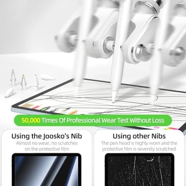 JOOSKO Upgraded Replacement Tips for Apple Pencil Pro/USB-C/2nd Gen/1st Gen Tips(with Storage case),wear-Resistant Mix Metal Tips for iPad Pencil Accessories(6 Pack，Pink) - Image 6