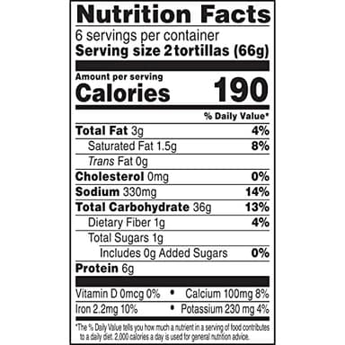 Ortega Tortillas, Flour, 6 Inch, 12 Count (Pack of 12) - Image 7