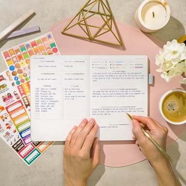 Clever Fox Self-Care Journal – Daily Reflection Notebook – Mental Health & Personal Development Planner, Meditation & Mood Log, A5 (Foggy Alps) - Image 2
