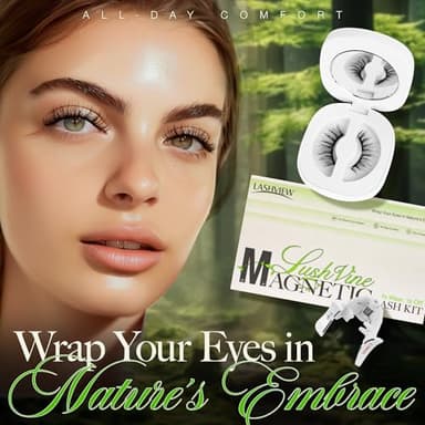 LASHVIEW Upgrade Soft Magnetic Eyelashes with Applicator, Reusable Magnetic Lashes Natural Look, No Glue Needed, Windproof & Waterproof for All-Day Comfort (L01) - Image 8