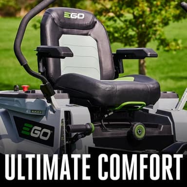 EGO Power+ Electric Riding Lawn Mower, 42" Deck with Zero Turn Radius, Includes (4) 56V 10.0Ah Batteries and Charger - ZT4204L - Image 2