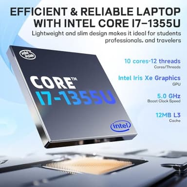 Lenovo V15 Premium Business Laptop - 15.6" FHD Display, IntelCore i7-1355U Processor, Wi-Fi 6, Numeric Keypad, HDMI, RJ45, Windows11 Pro, Office Lifetime (40GB RAM, 1TB SSD) - Image 6