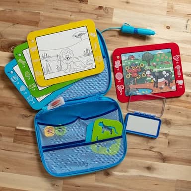 Melissa & Doug Water Wow! Take-Along Reusable Color-Reveal Drawing Set Mess-Free Multi-Activity Pad with Water PenTravel Toy for Toddlers & Kids Ages 3+ - Image 9