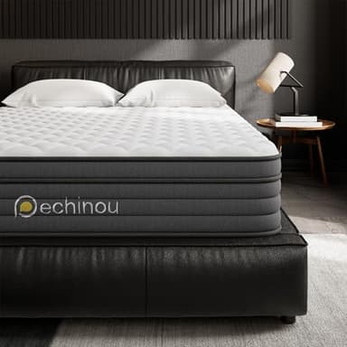 Queen Mattress,10 Inch Queen Size Mattresses Memory Foam Hybrid Mattress in a Box, with Individual Pocket Springs, Provide Support and Improve Sleep Mattresses, Medium Firm Pressure Relief CertiPUR-US - Image 6