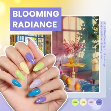 Beetles Gel Nail Polish Kit with U V Light - 55 Colors Gel Polish 80 Pcs Nail Kits with Base & Glossy Top Coat Soak Off DIY Salon at Home Beginner-friendly Nails Stuff Gifts for Women Girls - Image 4