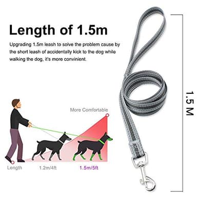 Dog and Cat Universal Harness with Leash - Cat Harness Escape Proof - Adjustable Reflective Step in Dog Harness for Small Dogs Medium Dogs - Soft Mesh Comfort Fit No Pull No Choke, Pink, L - Image 8